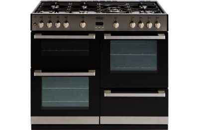 Belling DB4100G Gas Range Cooker - Stainless Steel/Ins/Del
